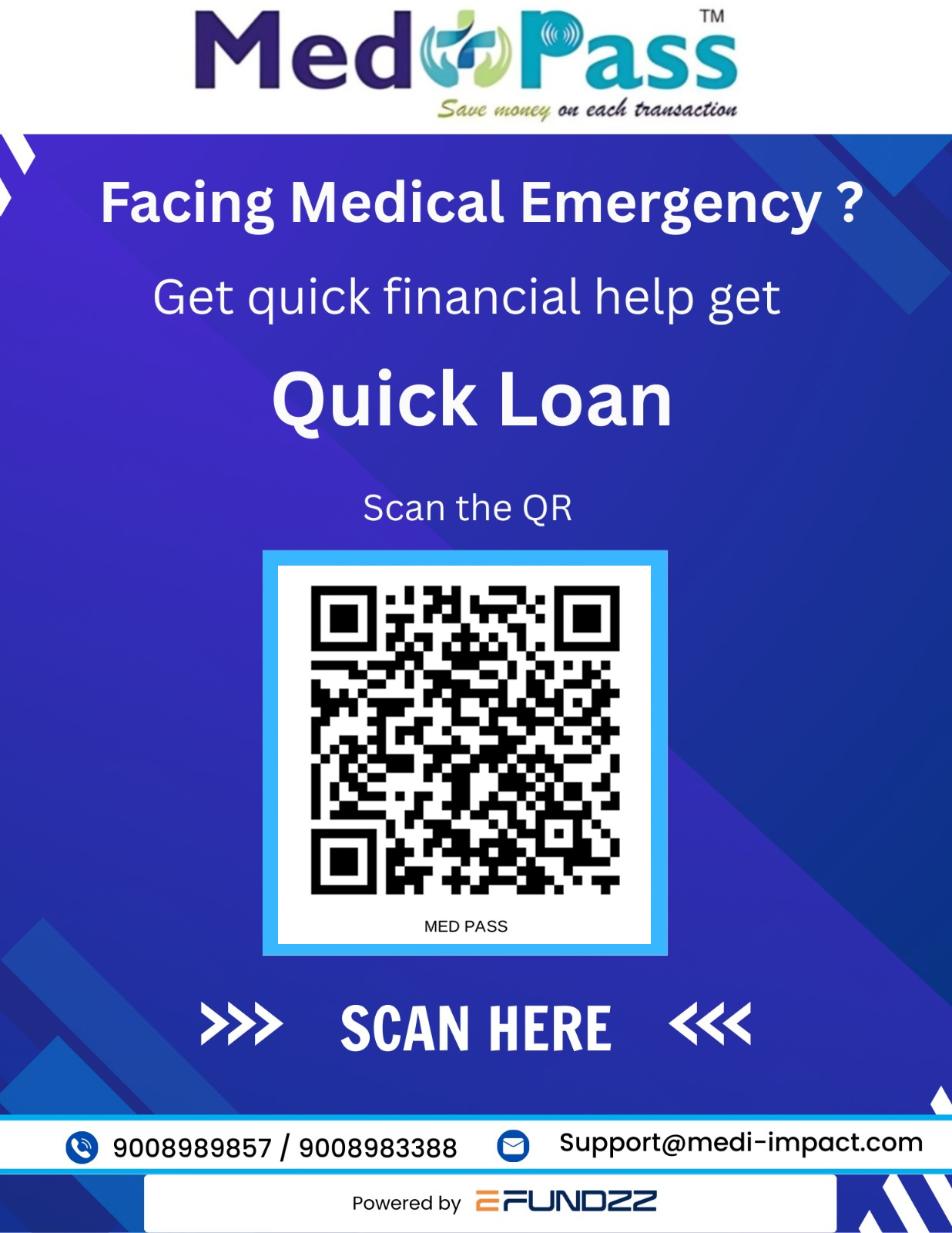 Scan QR for Emergency Loan